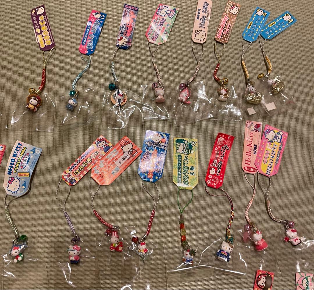 ご当地キティ 根付ストラップ等 合計87点