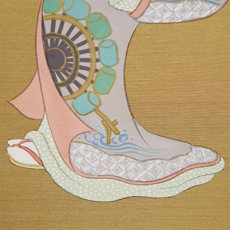 雪峨銘 日本画 美人画 原画 絵画 芸術 美術 額装 人物画 アート 美術品