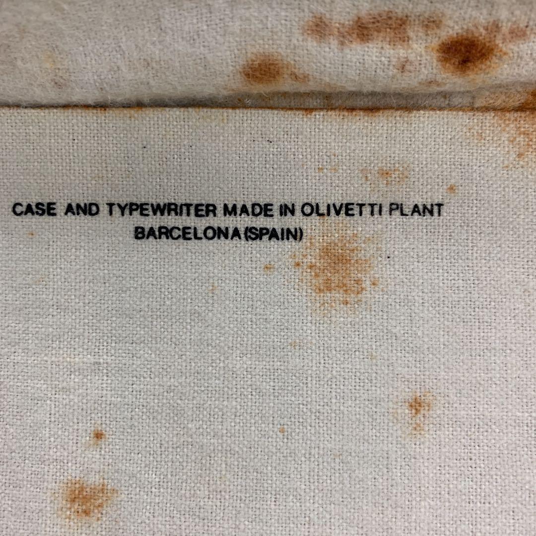 オリベッティタイプライター