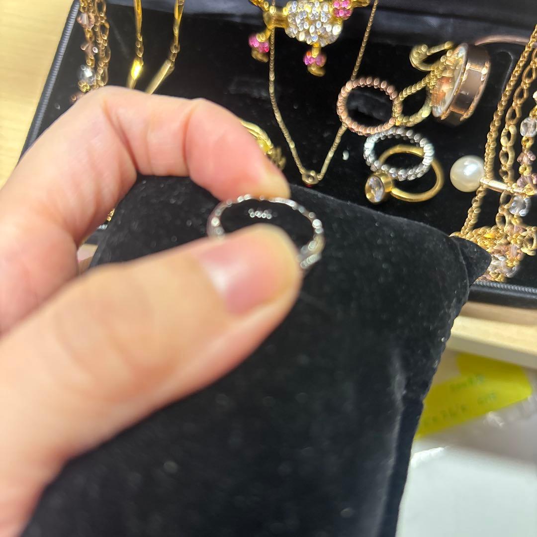 遺品生前整理アクセサリーセットまとめ売りK18GF K10など