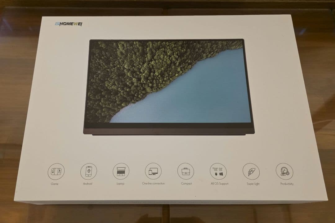 EWEI モバイルモニター13.3インチ FHD タッチペン対応