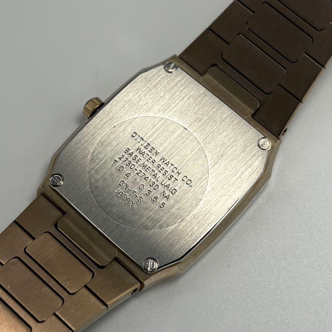 デッドストック品 CITIZEN シチズン エクシード QZ腕時計 電池交換済