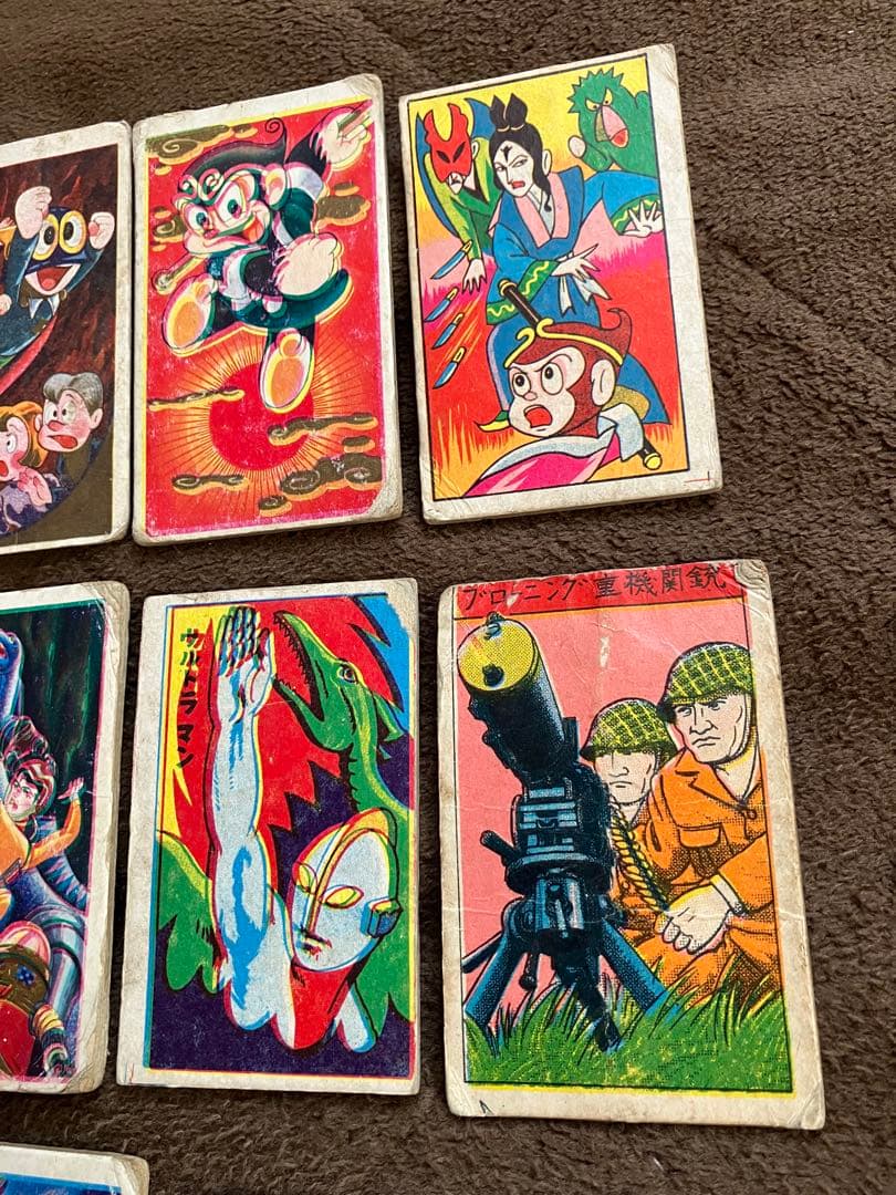 メンコ　角めんこ　昭和レトロ　タイガーマスク　勇者ダン　パーマン　黄金バット