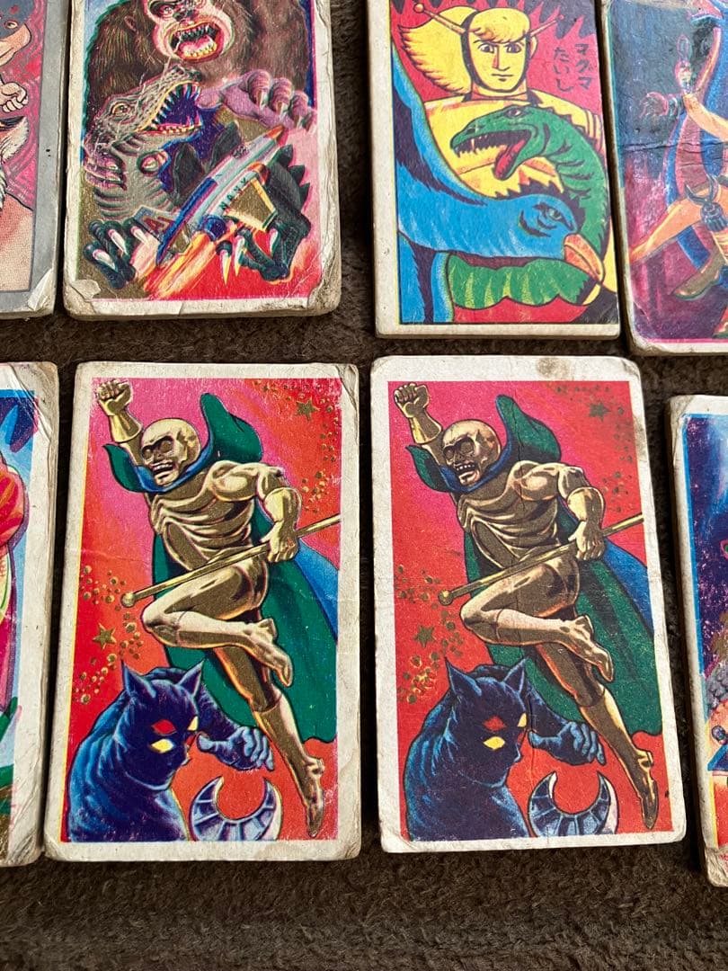 メンコ　角めんこ　昭和レトロ　タイガーマスク　勇者ダン　パーマン　黄金バット