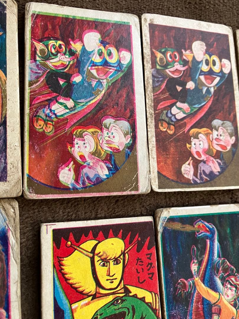 メンコ　角めんこ　昭和レトロ　タイガーマスク　勇者ダン　パーマン　黄金バット