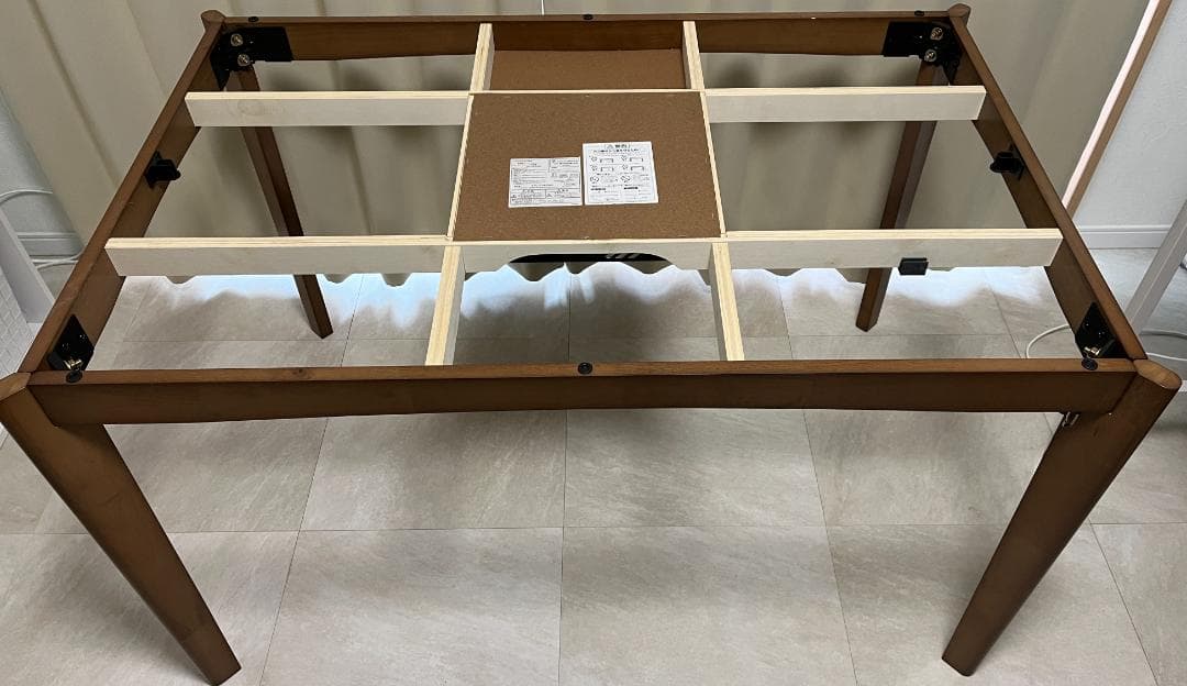 こたつ ハイタイプ 4人用 2023年製 ダイニングテーブル 手元コントローラー