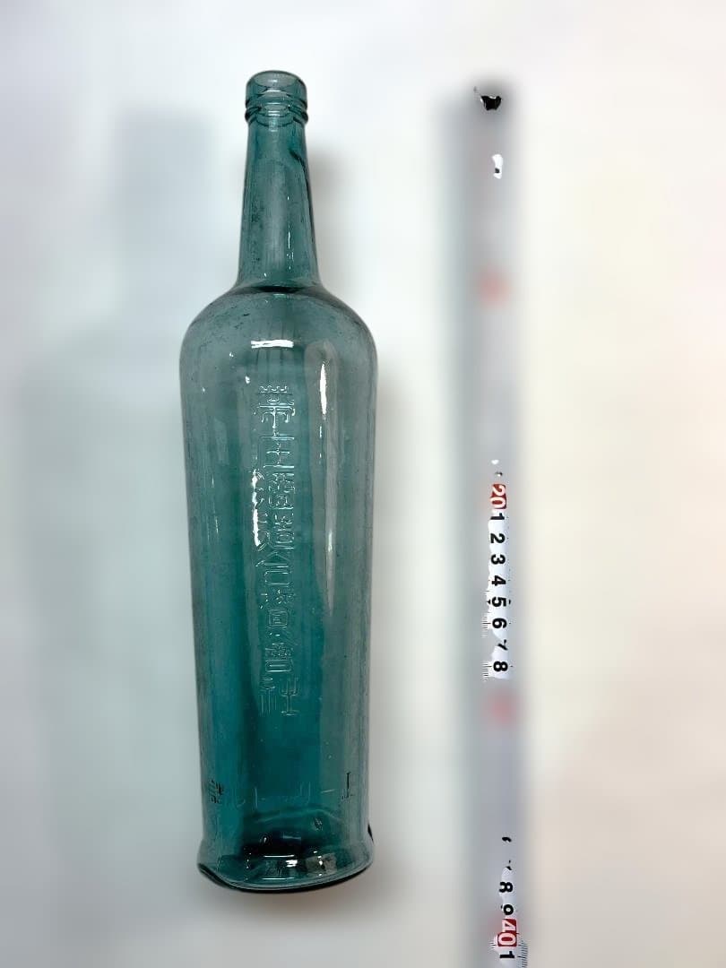 大珍品！ アンティーク瓶 帯庄　スイートピー瓶