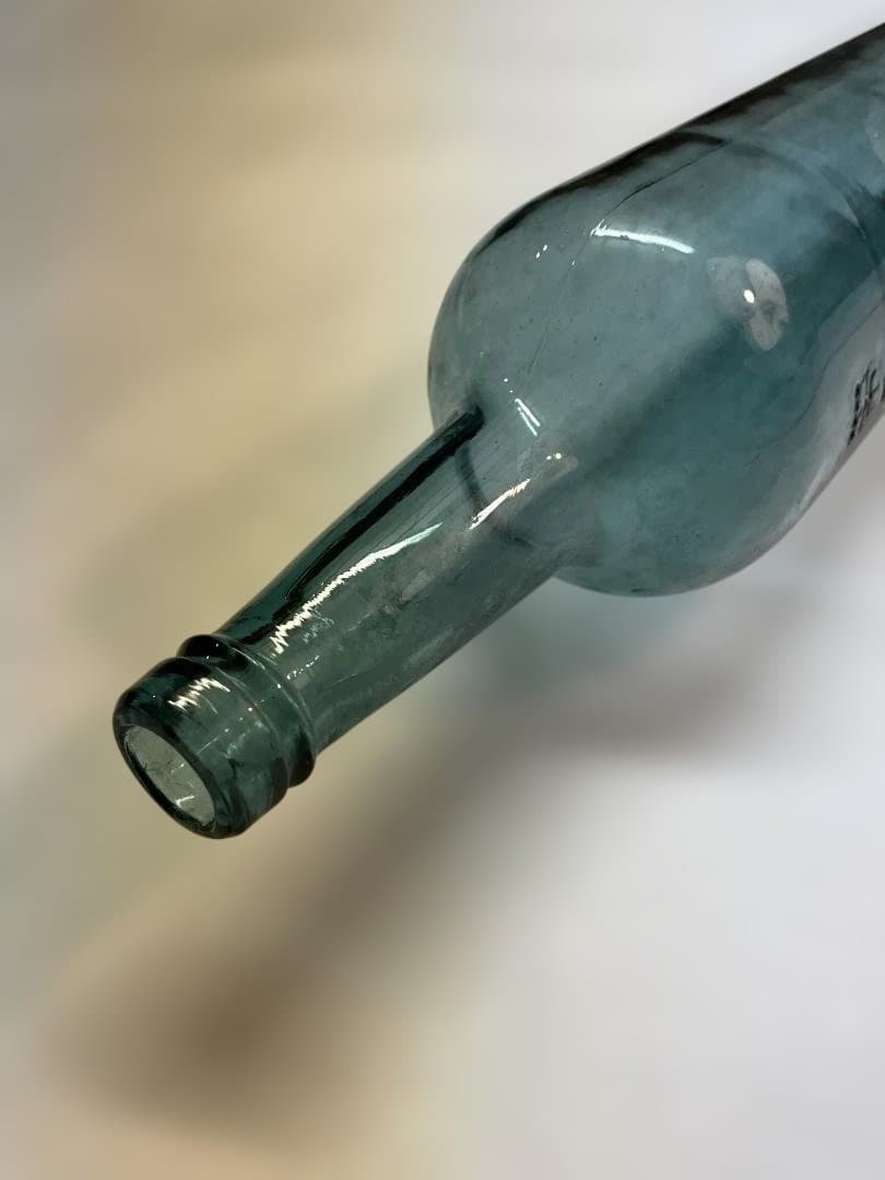 大珍品！ アンティーク瓶 帯庄　スイートピー瓶