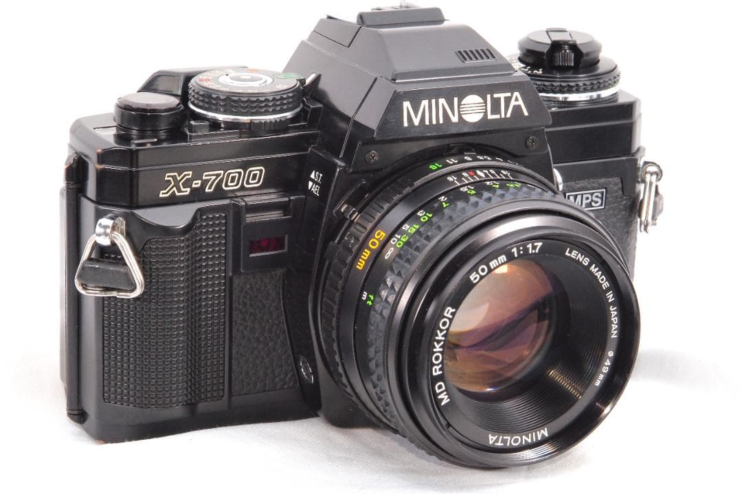 Minolta X-700 黒 後期型 ROKKOR 50mm f1.7 整備済