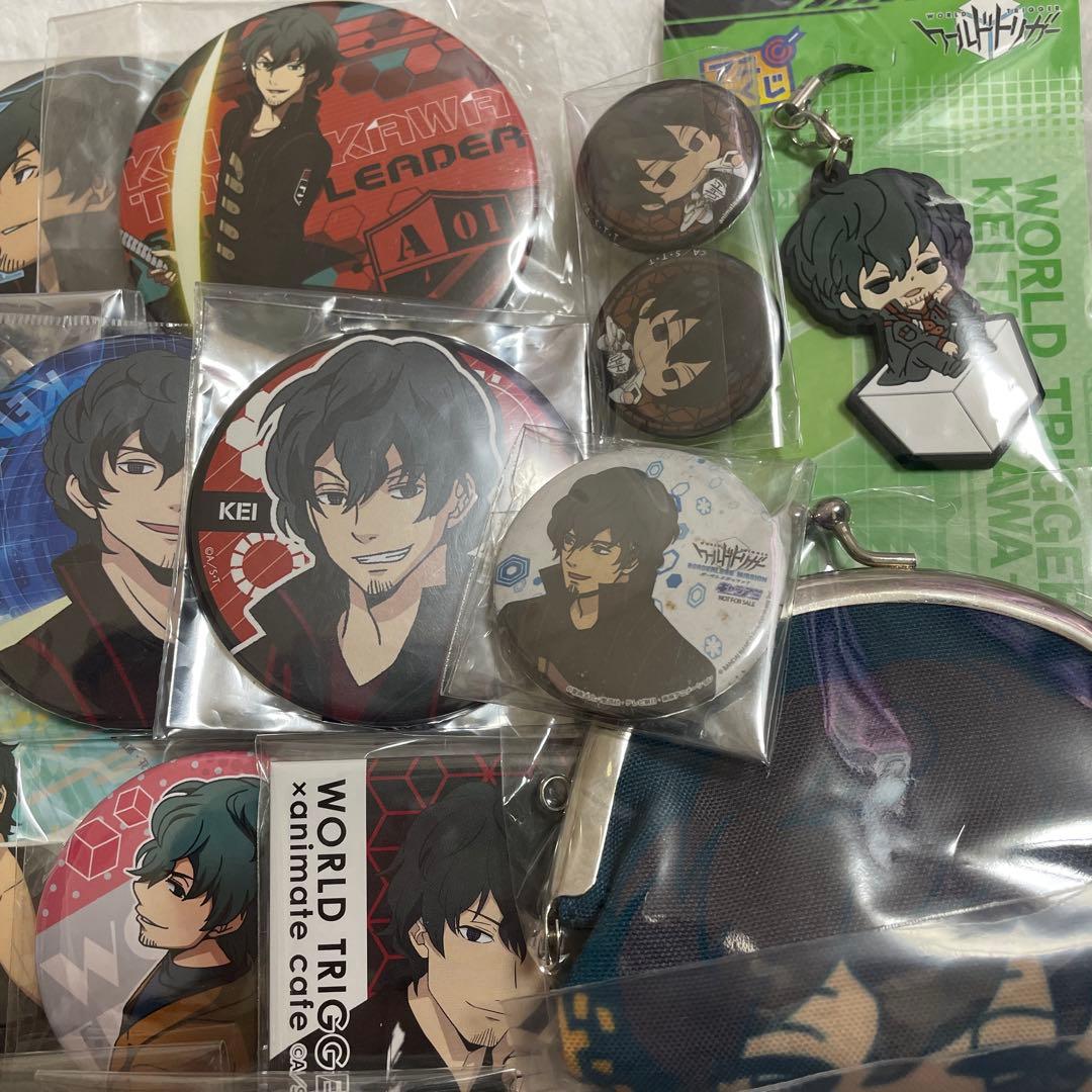 ワールドトリガー　ワートリ　太刀川慶　缶バッジ　キーホルダー　アクリルスタンド