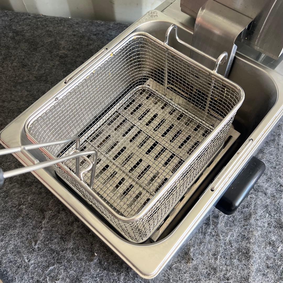 G71激安早い者勝ち✨ 卓上単槽電気フライヤー 6L 揚げ物 店舗