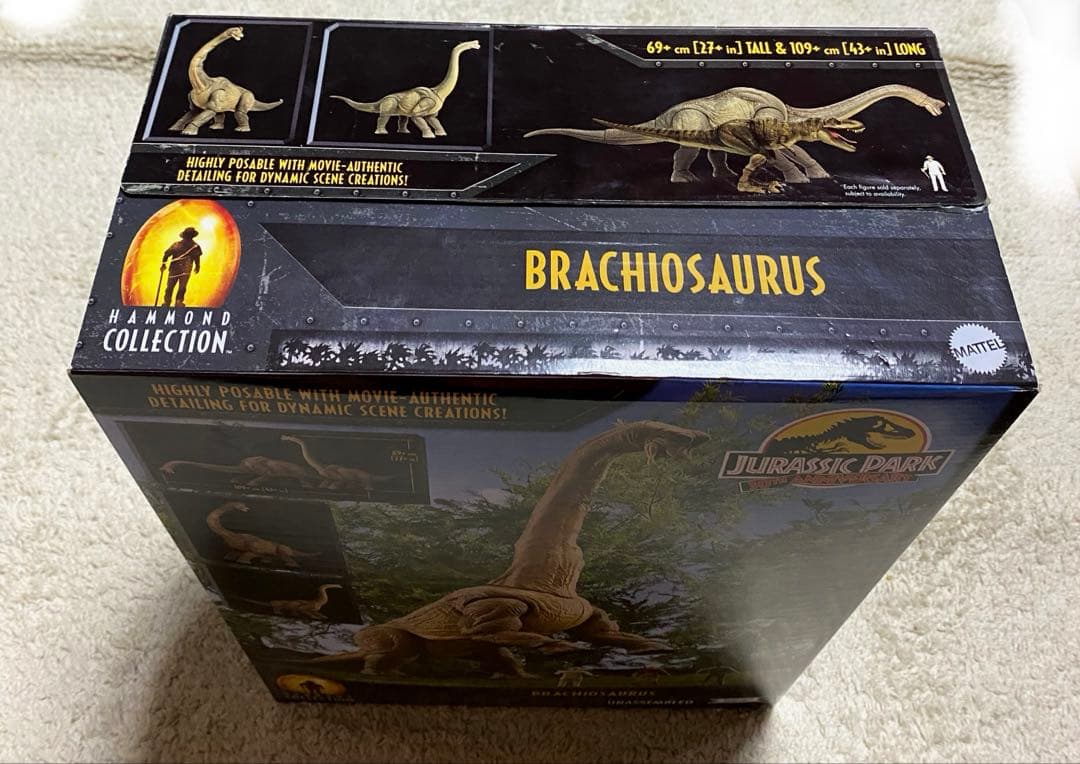 マテル　ハモンドコレクション　ブラキオサウルス　廃盤　ジュラシックパーク