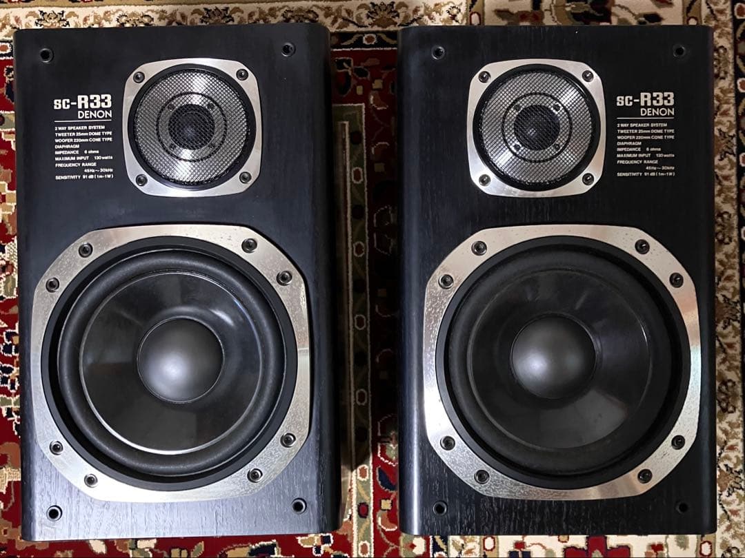 【中古品】DENON SC-R33 スピーカー