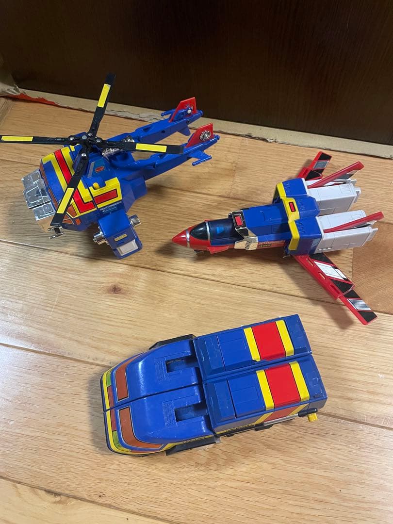 希少　DX超合金 電撃戦隊チェンジマン 当時物 チェンジロボ バンダイ 電撃合体