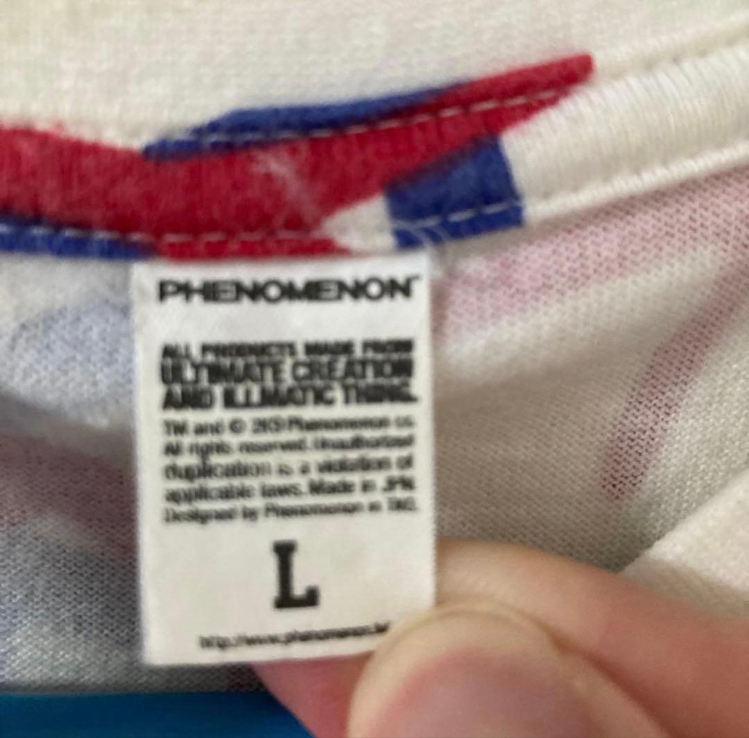 PHENOMENON 赤青枝模様 Tシャツ L 細胞
