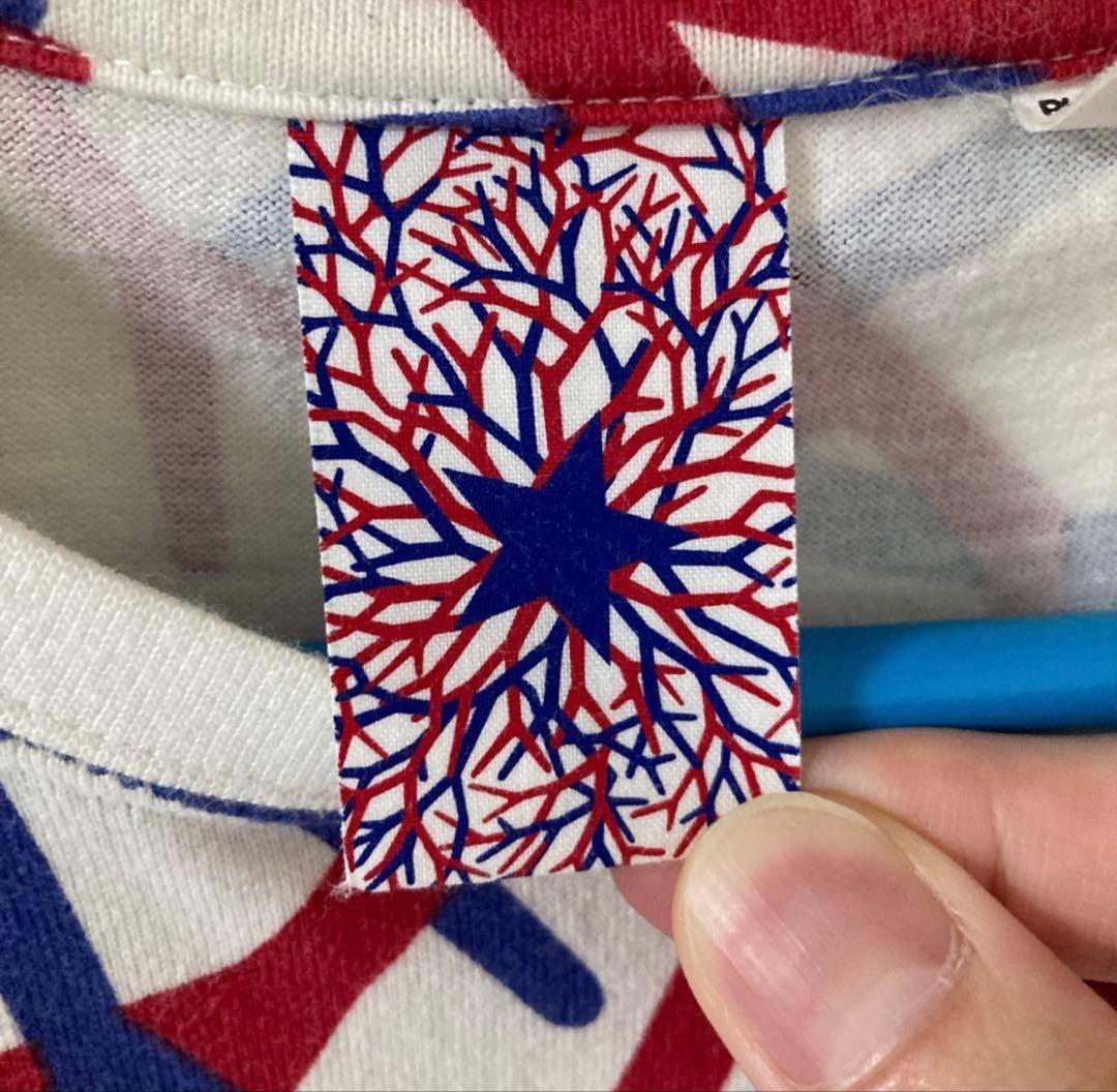 PHENOMENON 赤青枝模様 Tシャツ L 細胞