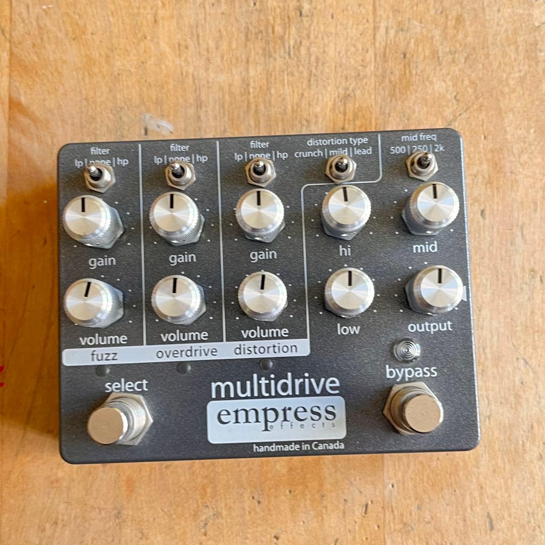 Empress Multidrive オーバードライブ　ディストーション　ファズ