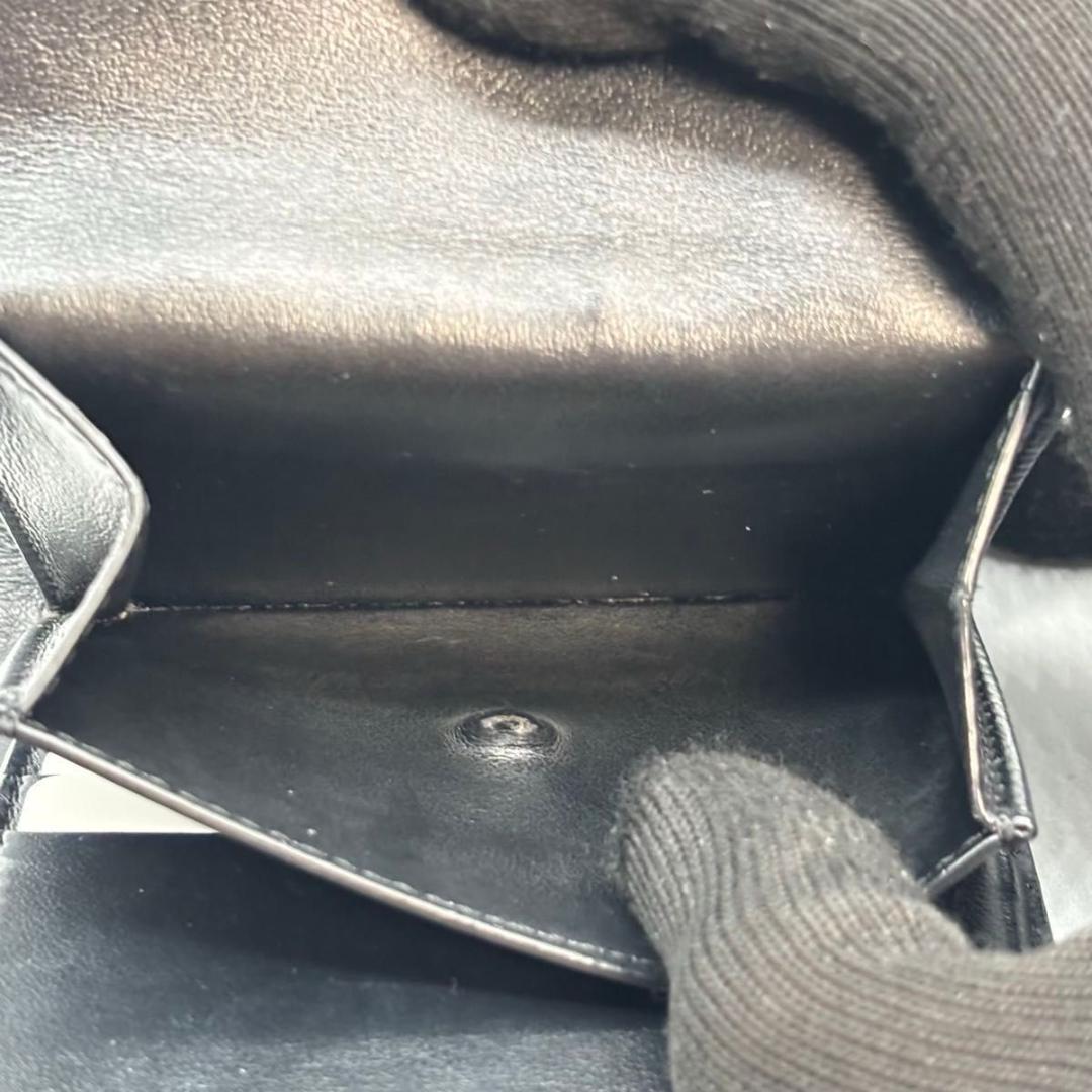 定価17万 セリーヌ 袋 トリオンフ キャンバス 三つ折り財布 エンブロイダリー