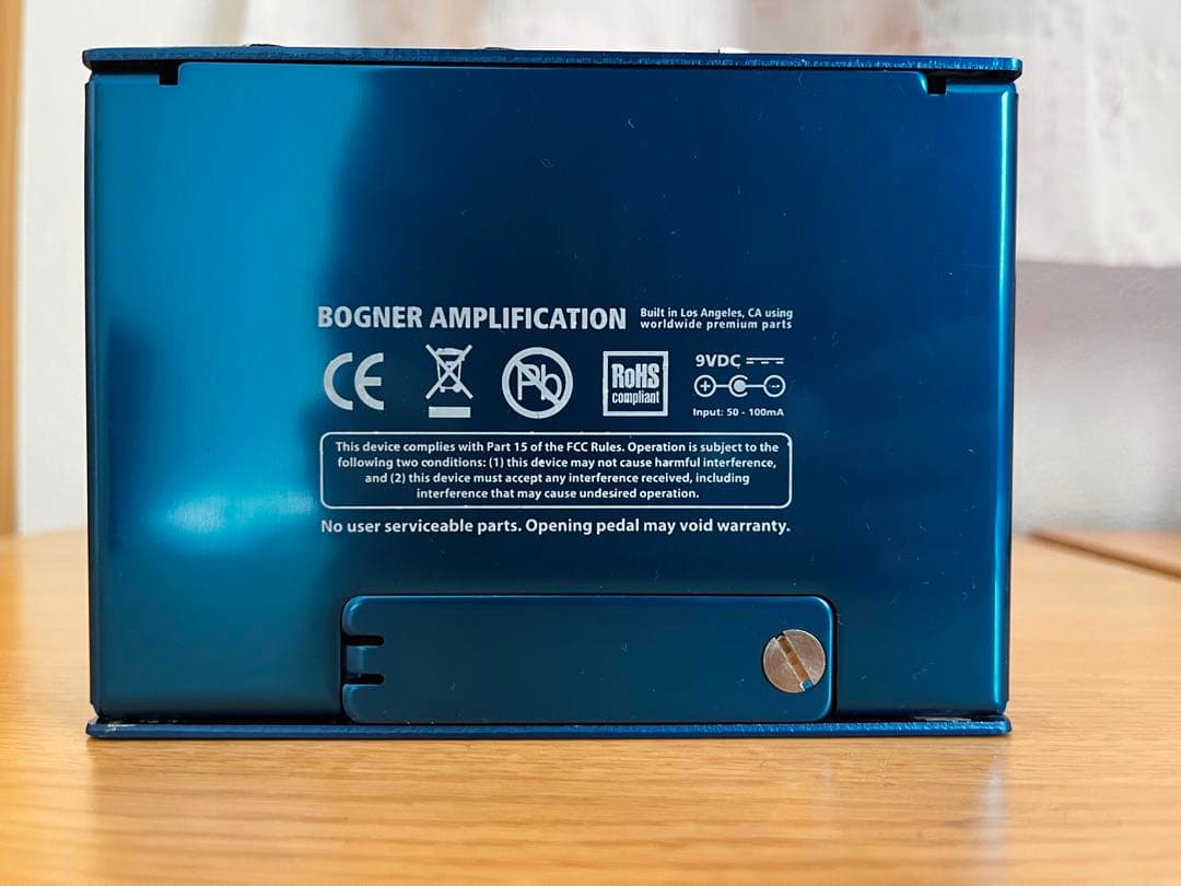 [お値下げ対応可]Bogner Ecstasy Blue ギターエフェクター