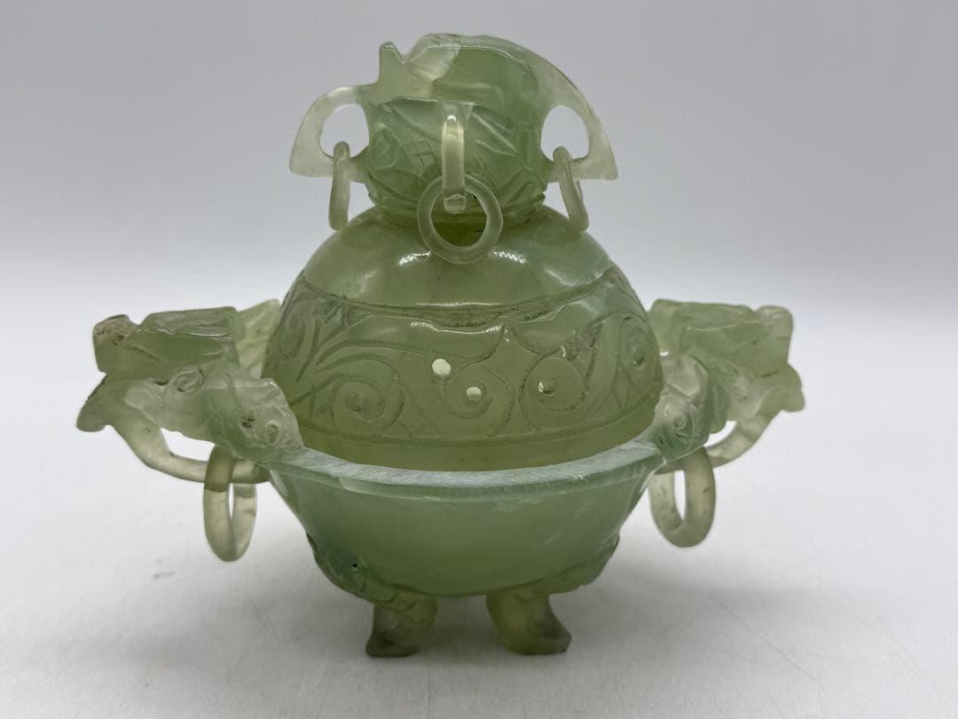 中国　砡製　香炉&小杯3点まとめ　送料込み251110