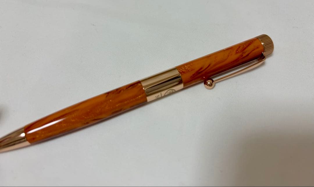ROMEO No. 3 ボールペン 細軸 黄櫨 新品未使用 替芯付き