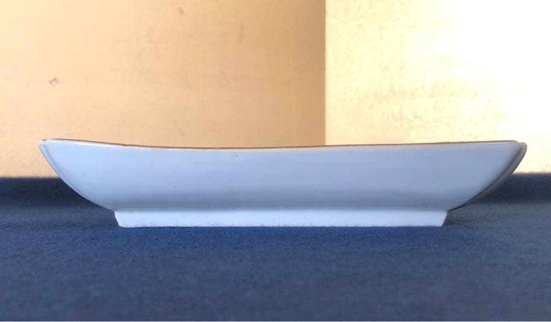 《R》伊万里 金彩色絵 長皿5客 角皿 懐石　251007あ7