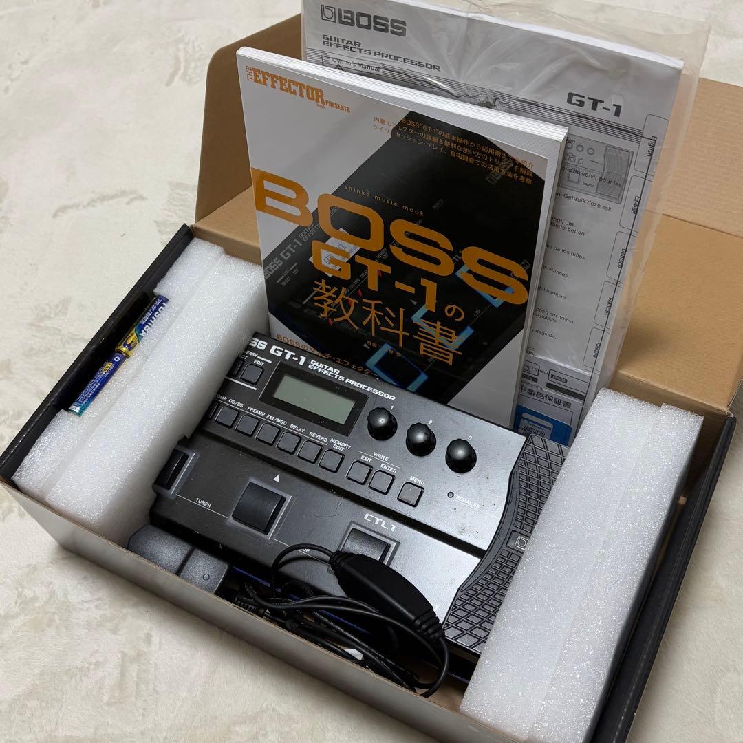 BOSS GT-1 ＋ 教科書 ギター マルチエフェクター アンプシミュレーター