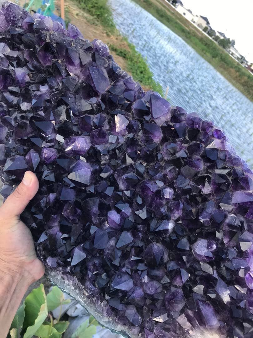 アメジストクラスター　ウルグアイ産アメジスト原石