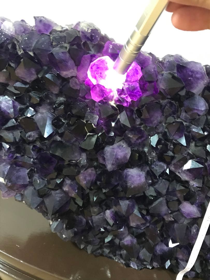 アメジストクラスター　ウルグアイ産アメジスト原石