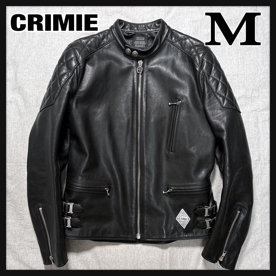ウミンチュ 様 CRIMIE キルティング レザーライダース 日本製 牛革 M.