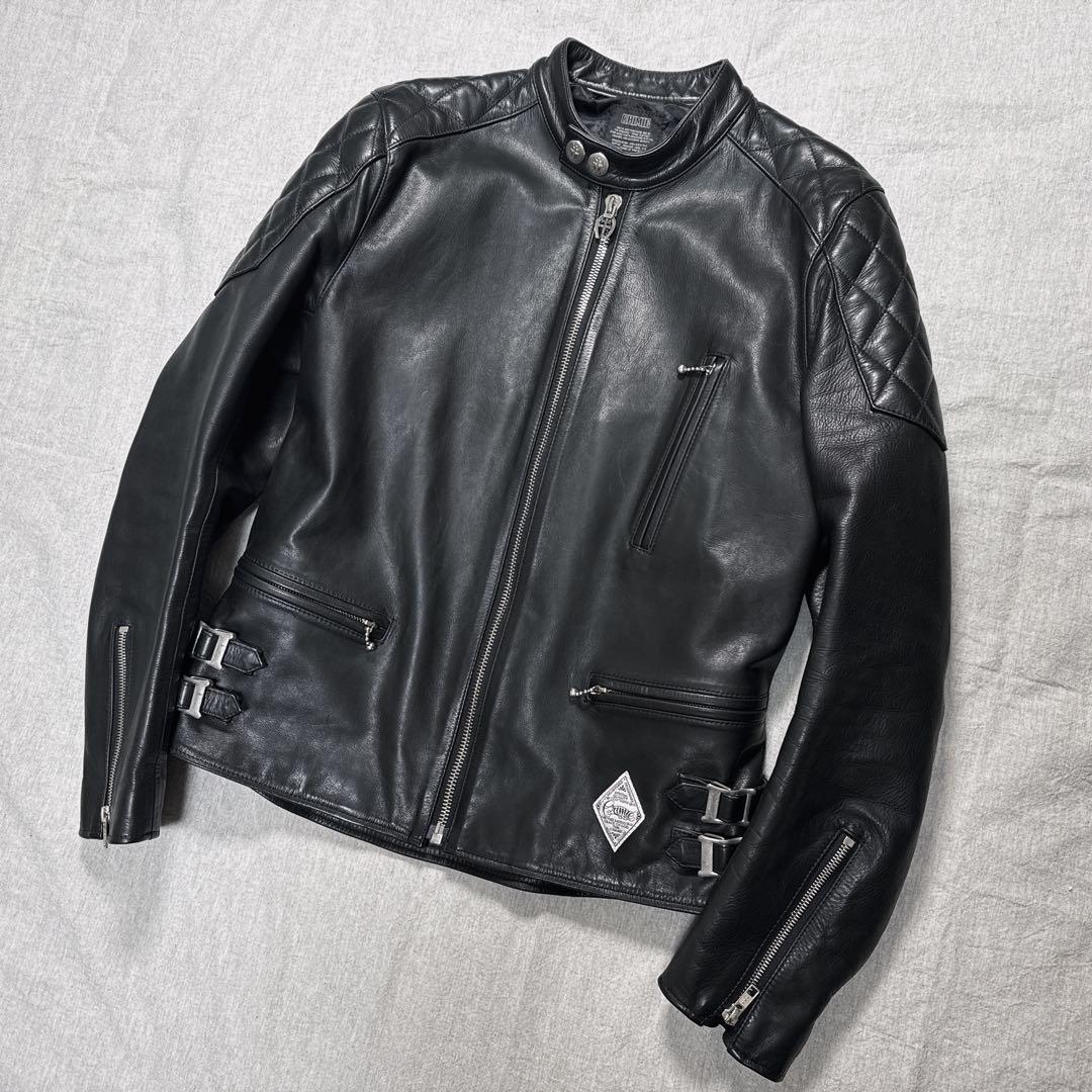 ウミンチュ 様 CRIMIE キルティング レザーライダース 日本製 牛革 M.