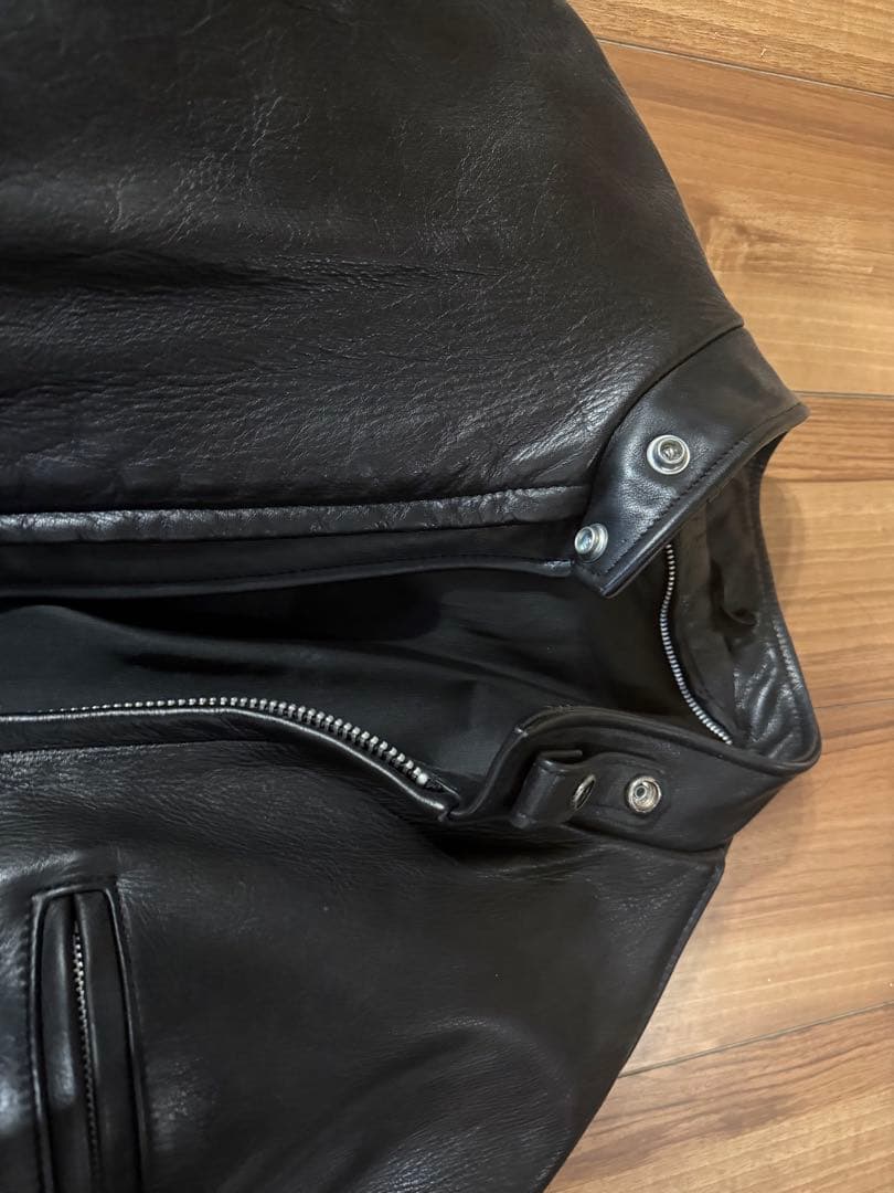 美品‼️schott141 42インチ　シングルライダース　インナーボア付