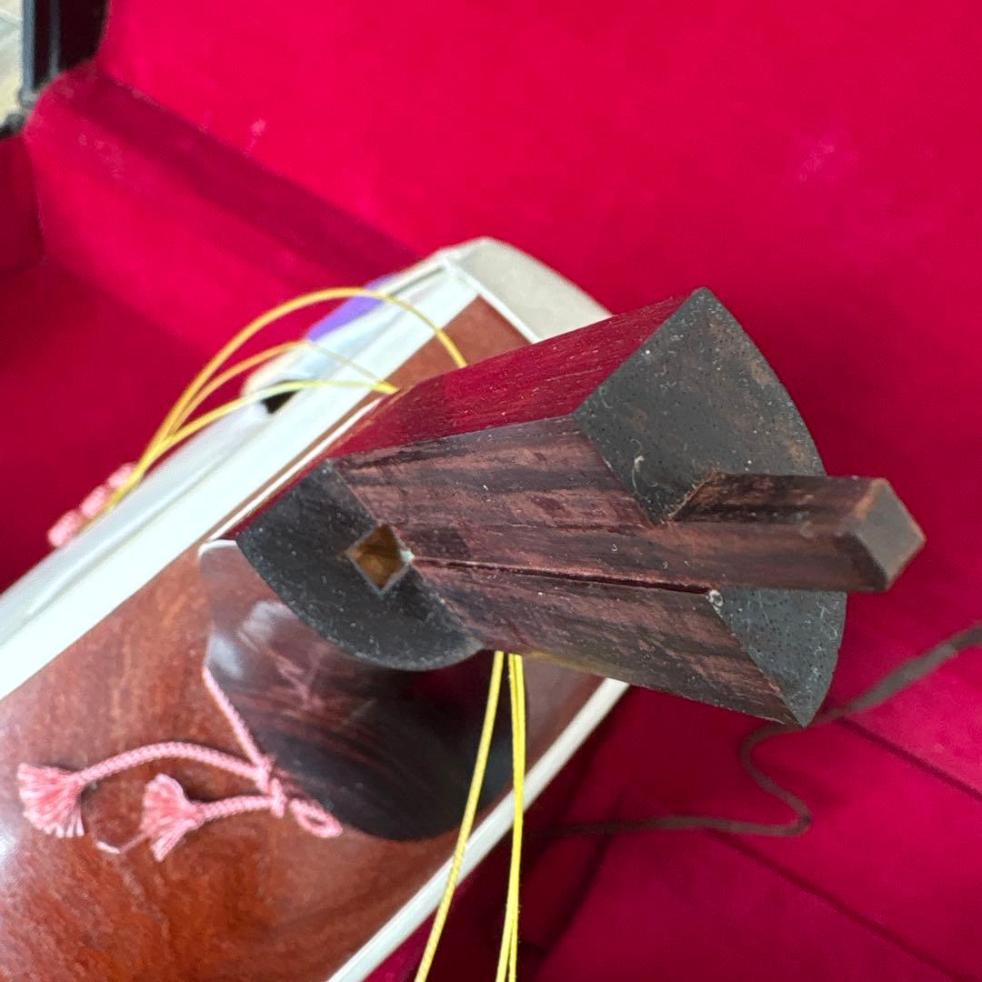 細棹三味線本体