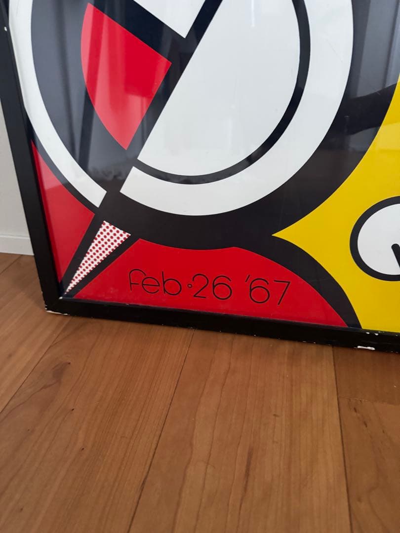 ロイ リキテンシュタイン リキテンスタイン1967年当時物ポスター希少