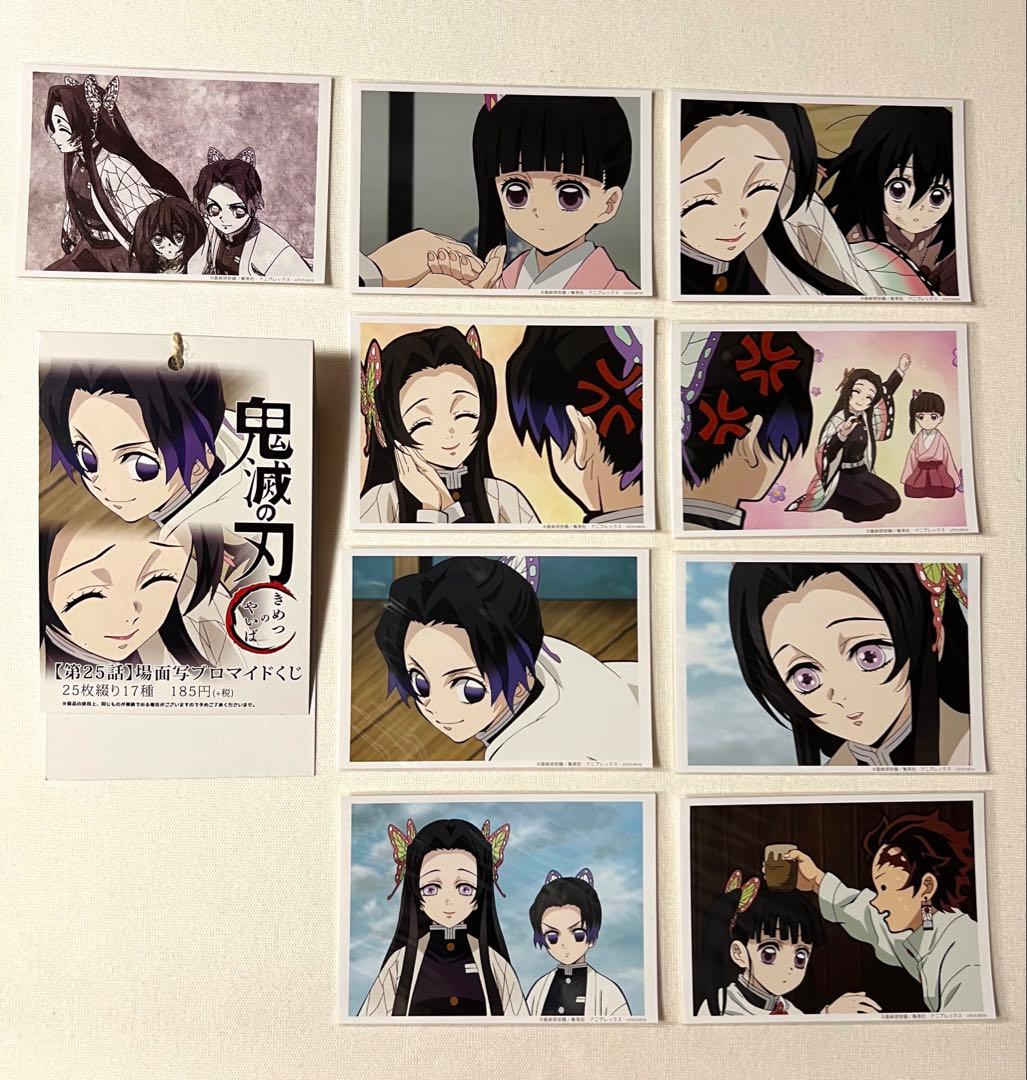 鬼滅の刃　ブロマイドくじ　胡蝶姉妹　9枚セット