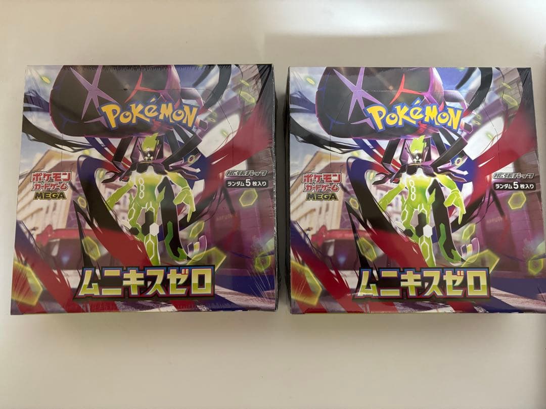 ポケモンカードゲーム MEGA ムニキスゼロ　シュリンク付き　2ボックスセット