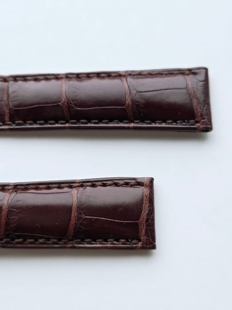 ☆最終値下げ【ブレゲ】メンズサイズ アリゲーターレザーベルト(かん幅18㎜)