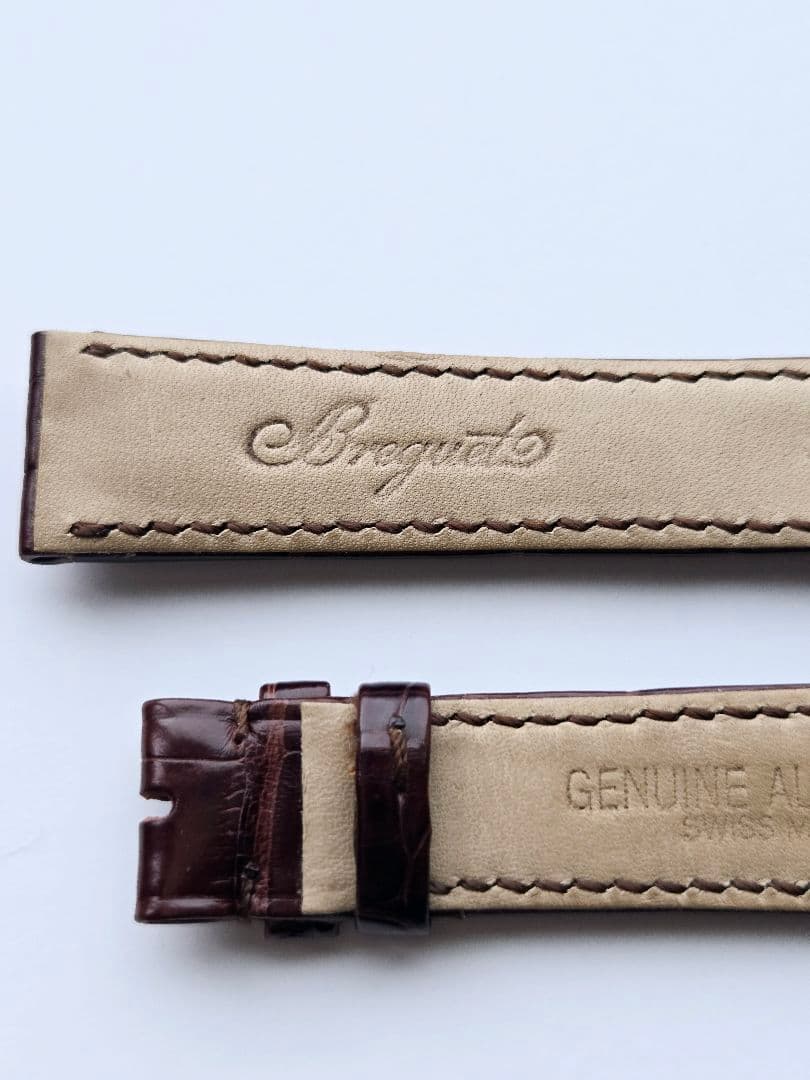 ☆最終値下げ【ブレゲ】メンズサイズ アリゲーターレザーベルト(かん幅18㎜)