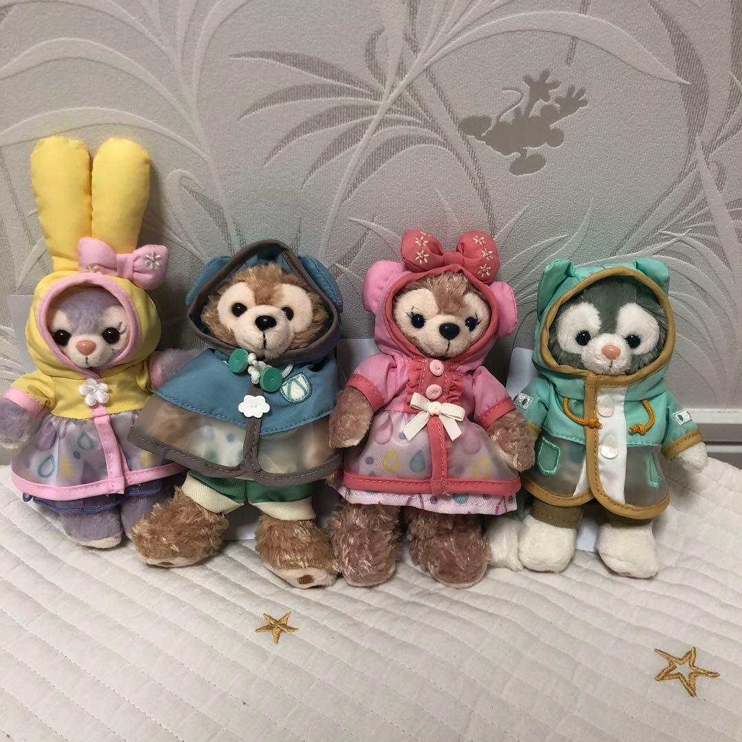 ダッフィー レイニーデイズ　ぬいば4種