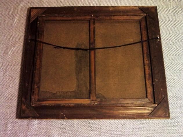 れ*様 骨董画／大作★岡田三郎助【巴里近郊／１８９９年作】油彩F２５号／肉筆画