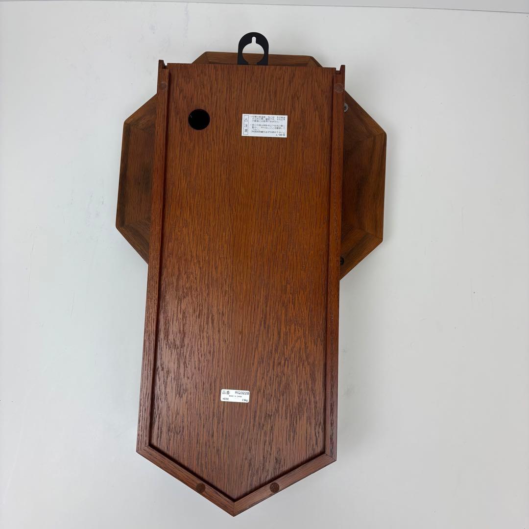 【未使用】SEIKO アンティーク調柱時計　RQ322B 昭和レトロ