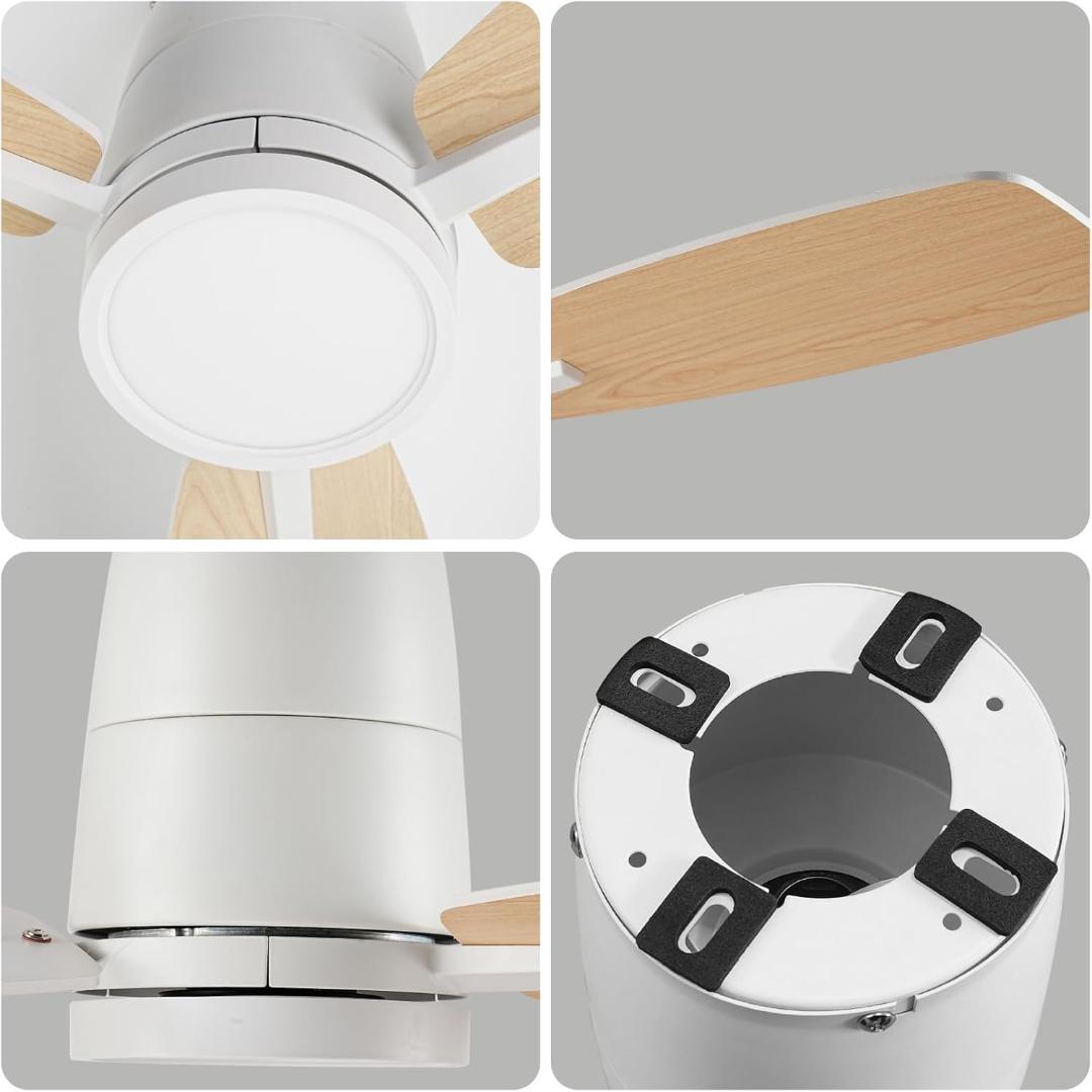 【開封済・未使用】Taloyaシーリングファンライト ホワイト 10畳 天井#1