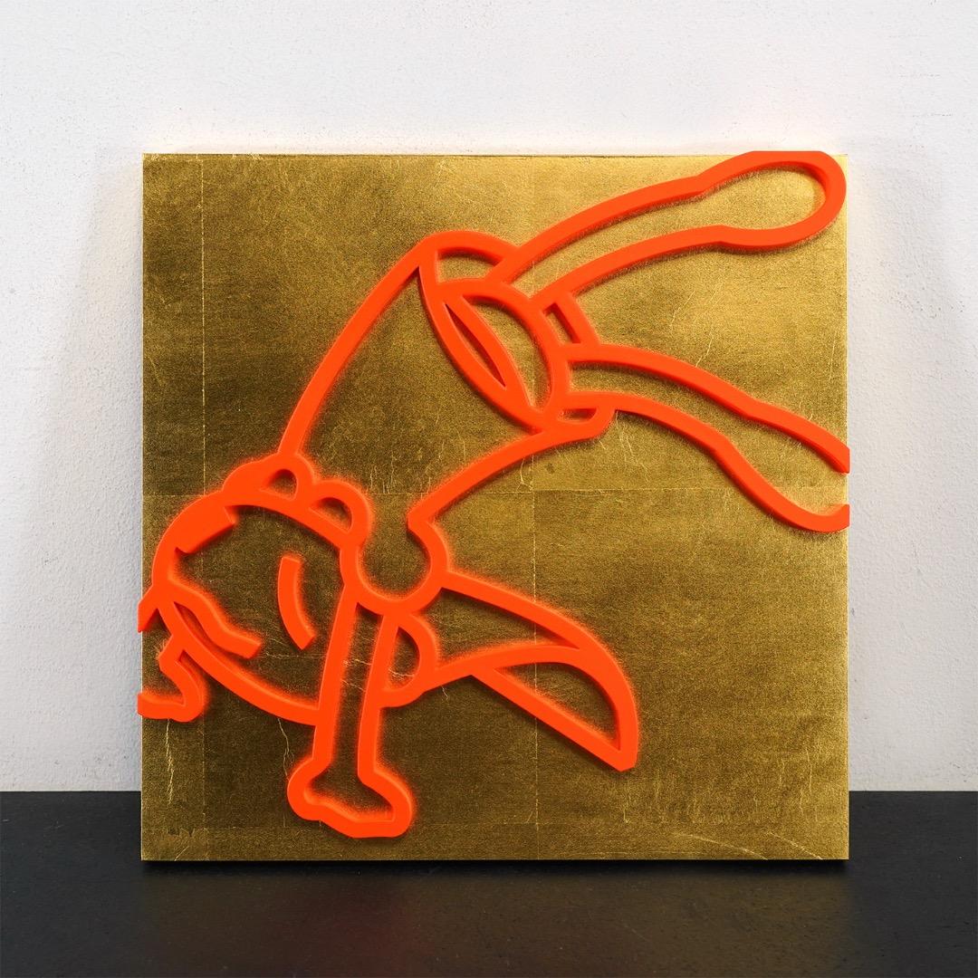 タカハシマホ ミクストメディア・パネル　 4号 2022年 COA有