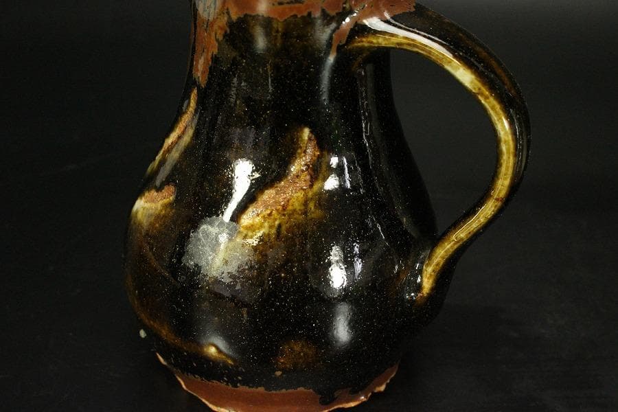 水注 手取花瓶 壱対 恒次作 木箱付(メ1268)