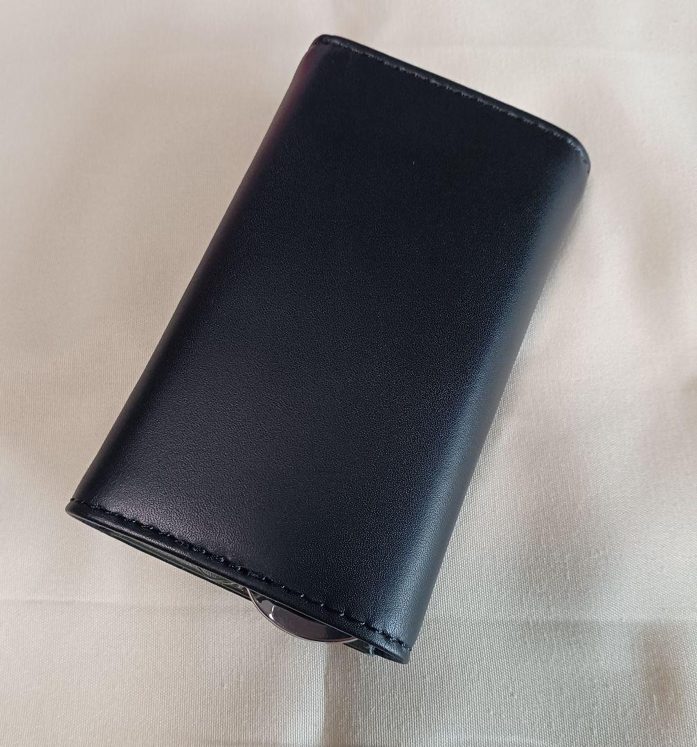 【新品】DIESEL ブラック レザー キーケース