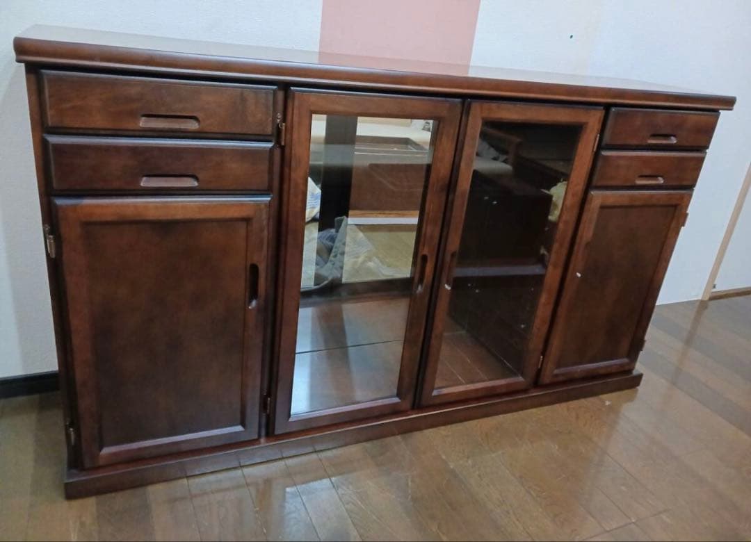 大雪木工 サイドボード キャビネット 収納棚