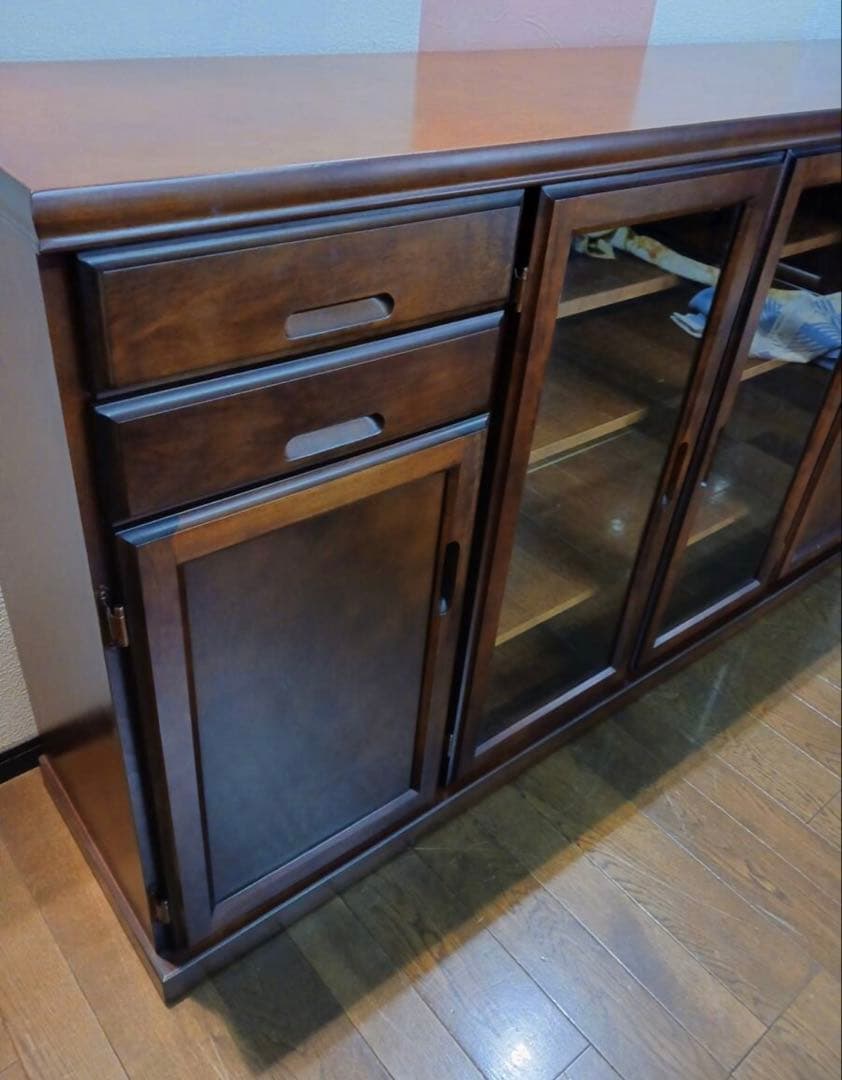 大雪木工 サイドボード キャビネット 収納棚