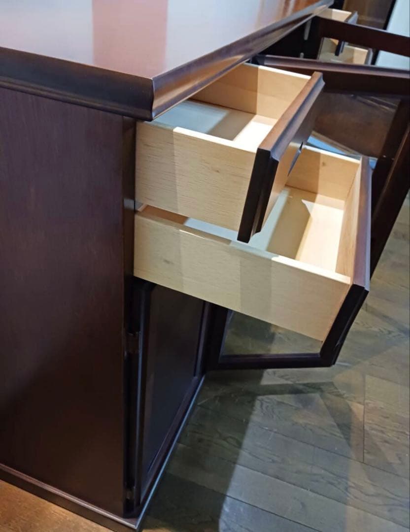 大雪木工 サイドボード キャビネット 収納棚