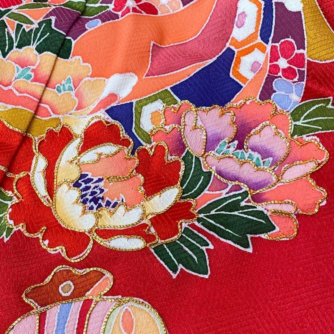 momoです❣️ 【着物と帯時流】O196ys◆七五三3才女 着物&被布&