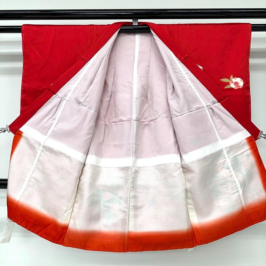 momoです❣️ 【着物と帯時流】O196ys◆七五三3才女 着物&被布&